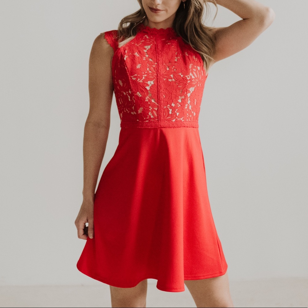 Red dress